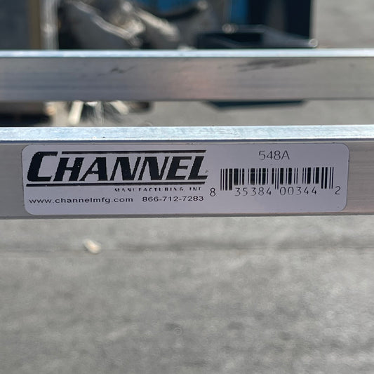 CHANNEL Donut Screen Rack 23"x24"x63" Aluminum 548A (B)