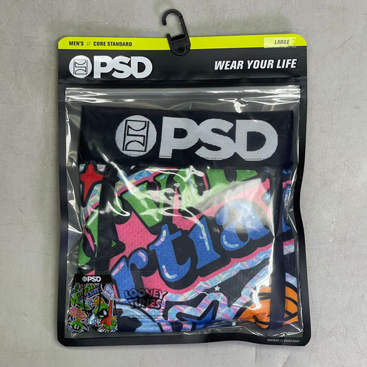 PSD Looney Tunes Marvin The Martian Boxer Briefs Large HOLO MARTIN