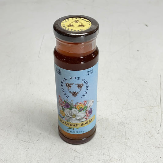 SAVANNAH BEE COMPANY (2 PACK) Local Savannah Honey Made In Usa 12oz BB 01/31