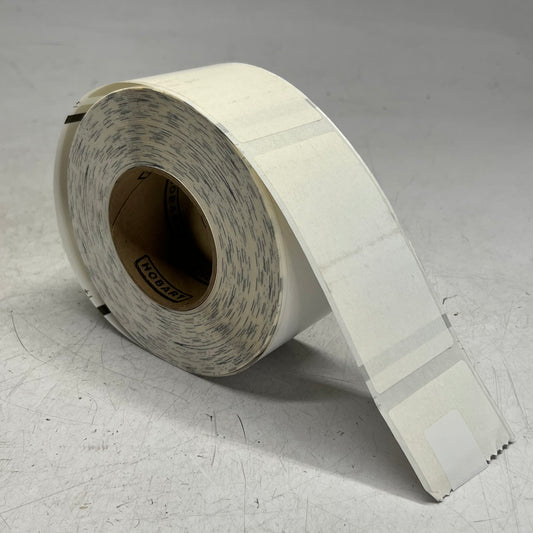 HOBART (16 Rolls) Labels, 700 Labels Per Roll 2.25" x 4.5" White QWU450