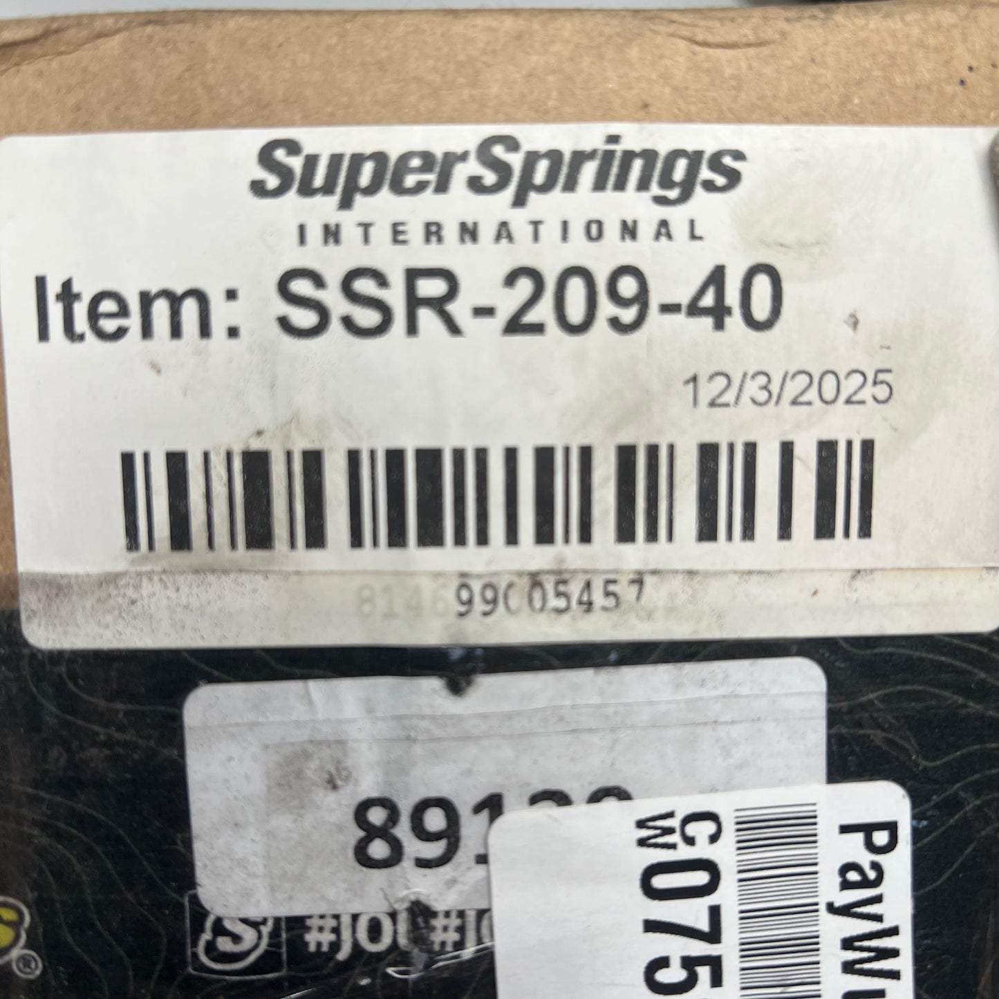 SUPER SPRINGS Sumosprings Load Carrying Suspension Rear Kit Blue SSR-209-40