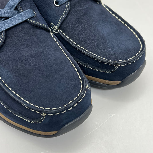 PROPET Pomeroy Boat Shoe Orthotic Friendly Men's Sz 9 XX (5E) Navy MCA082S
