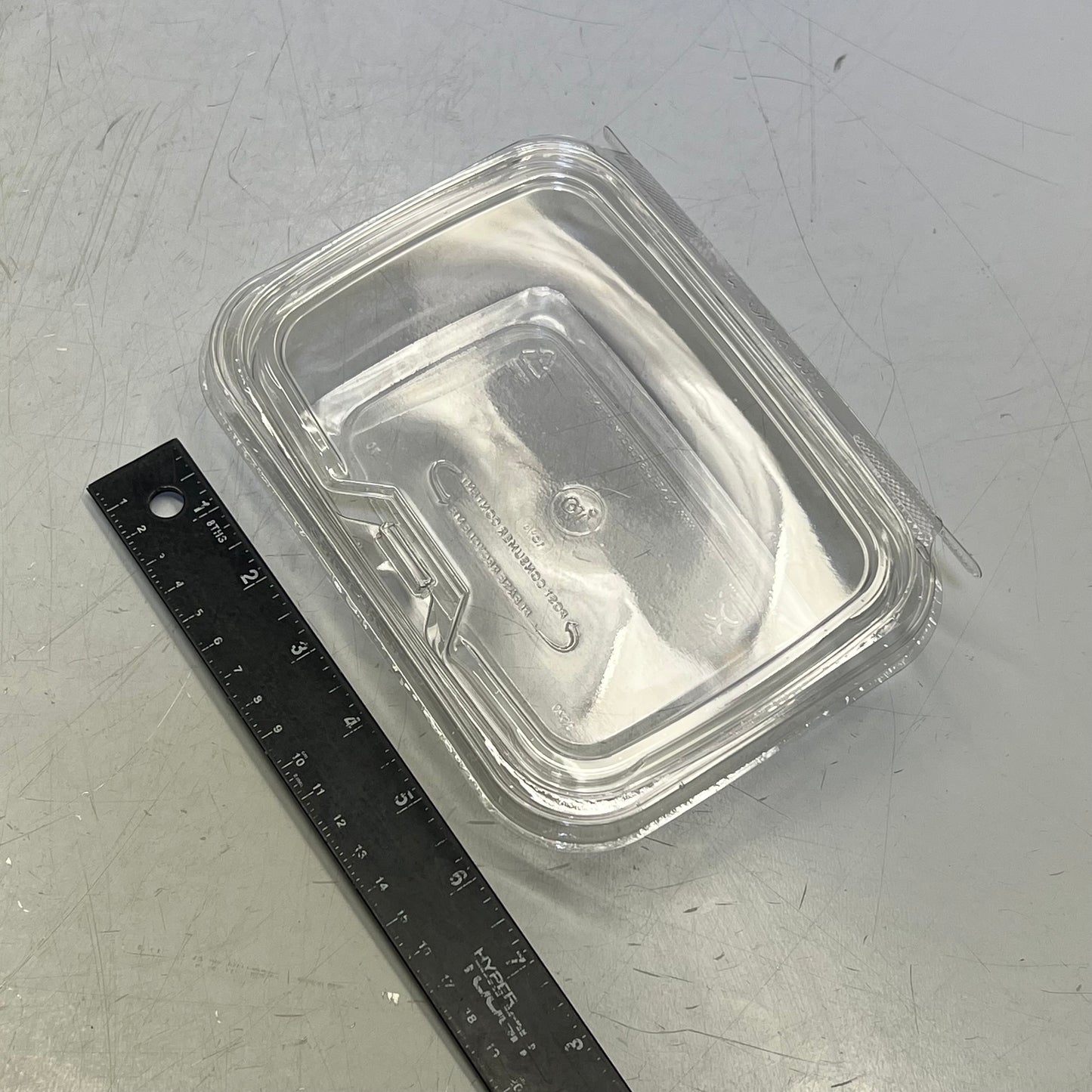 ZA@ INLINE PLASTICS (200 CASE) Tamper Evident & Tamper Resistant Clamshell 20 oz Clear TS20