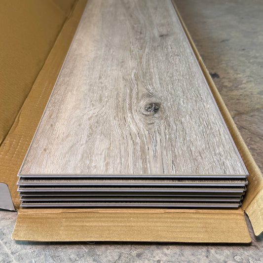 ALBANY (6 Pieces) Luxury Vinyl Plank 9" x 60" Light Brown 1097568004960