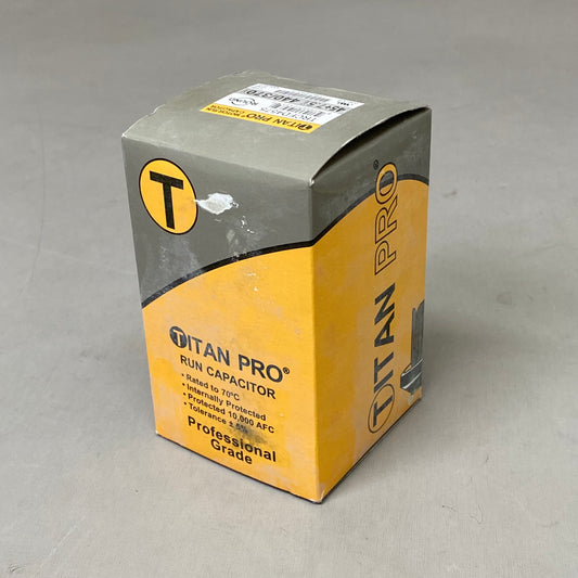 TITAN PRO Motor Run Capacitor 2.5"x3.74" Grey TRCFD4575
