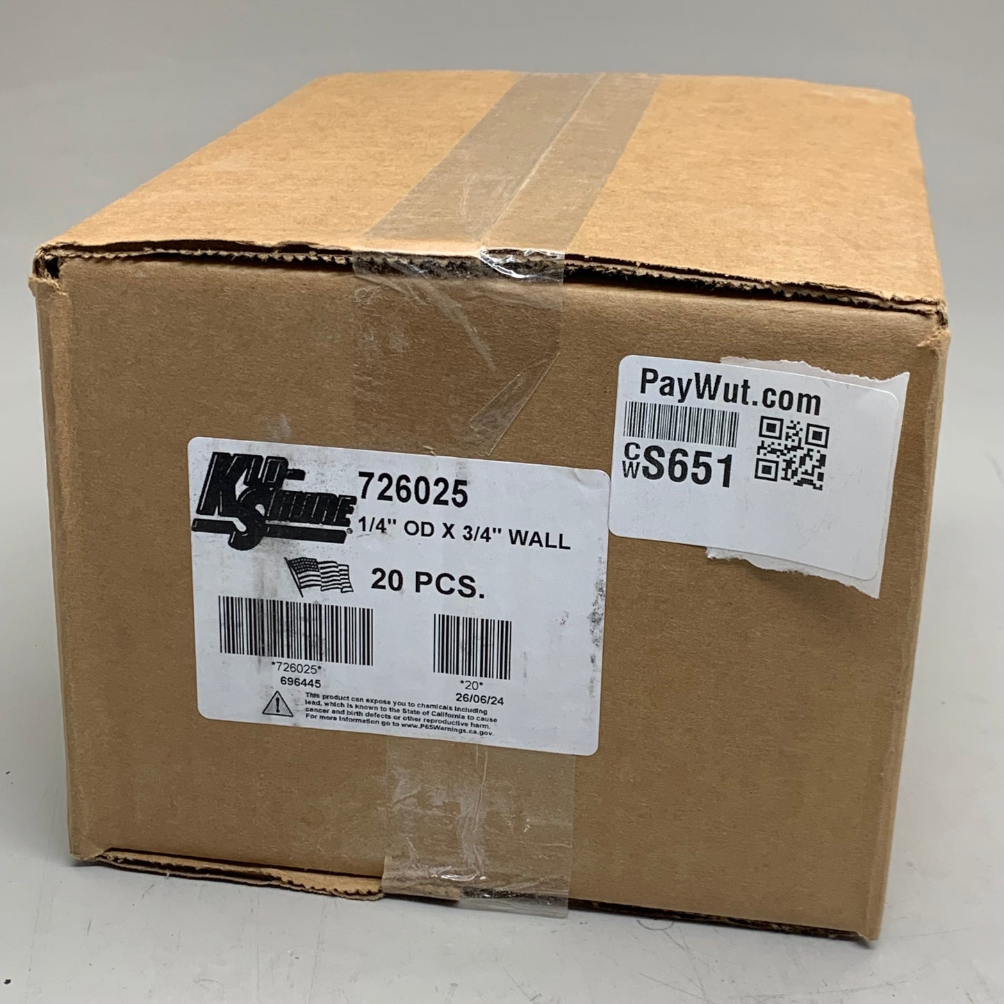 KLO-SHURE (20 Pack) Insulation Strut Mount Clamps 1/4" OD x 3/4" Wall 726025