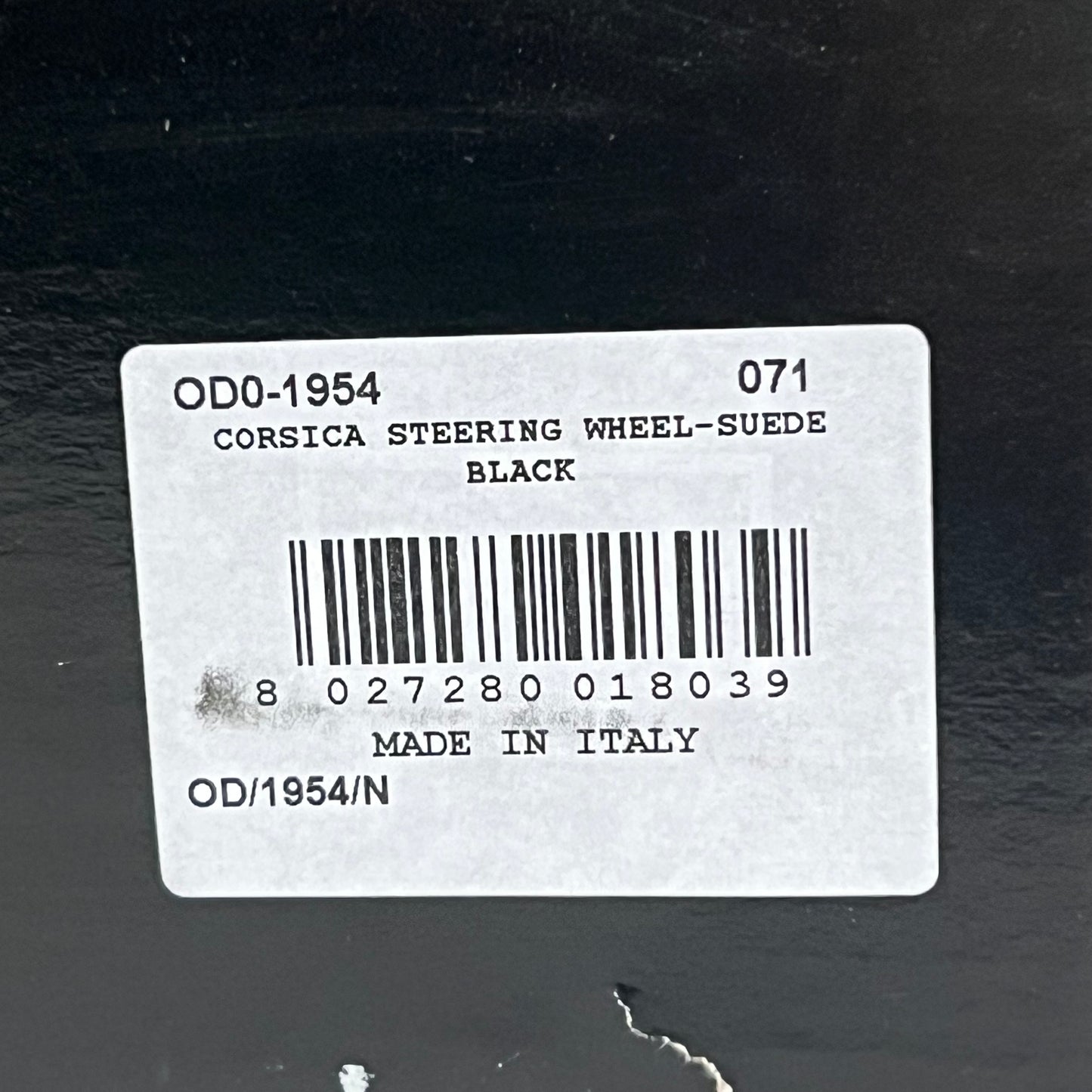 OMP Advanced Racing Steering Wheel Made In Italy 350mm Black OD0-1954-071