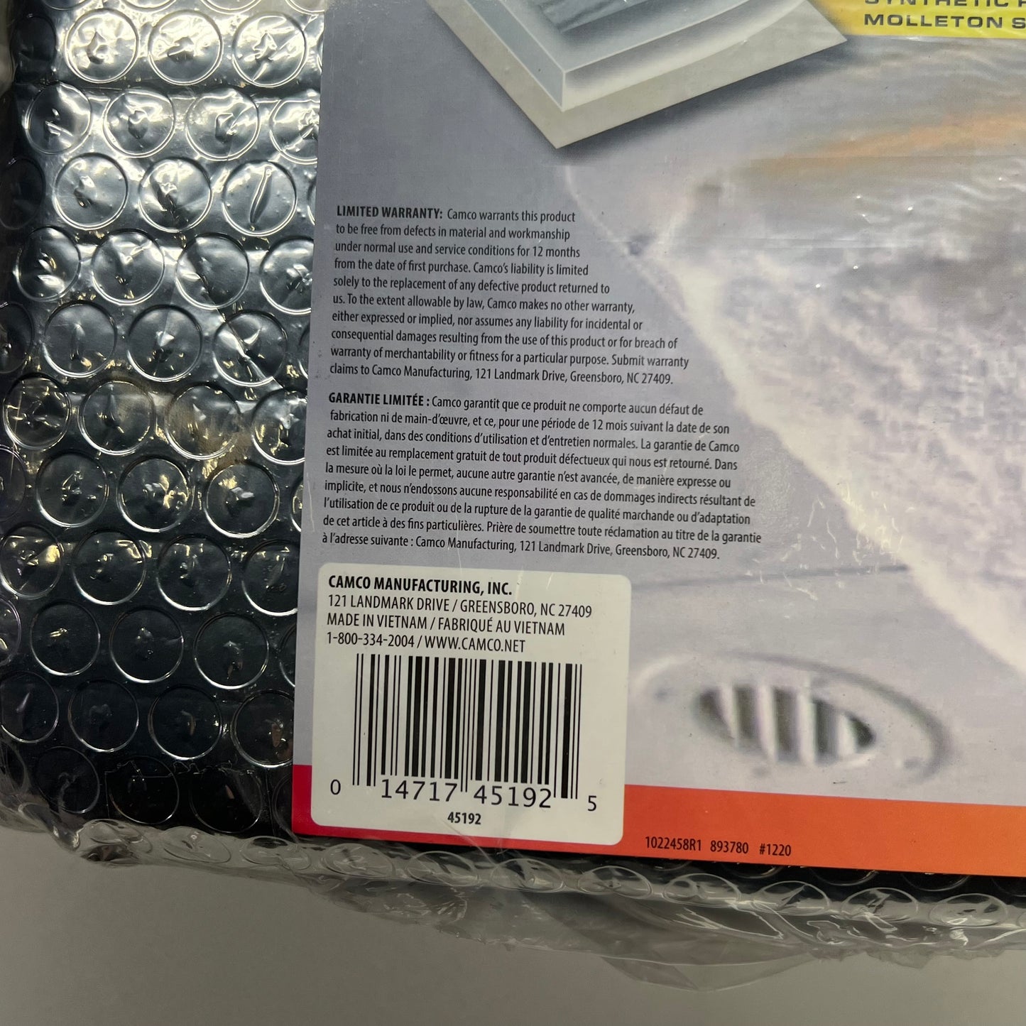 CAMCO (2 PACK) Vent Insulator W/ Reflective E/F Fits 14"x14" White/Silver 45192