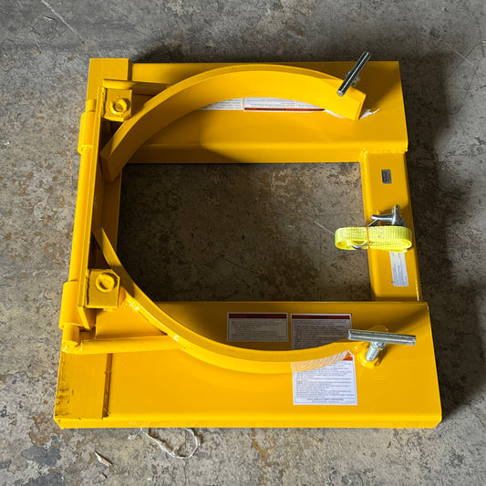 ULINE Single Drum Grabber Attachment for Forklift 55 Gal./1500 Lbs Capacity H-1843