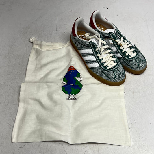 ADIDAS Originals Gazelle Indoor Sneakers W/ Bag Women's Sz 9 Dark Green IG1456