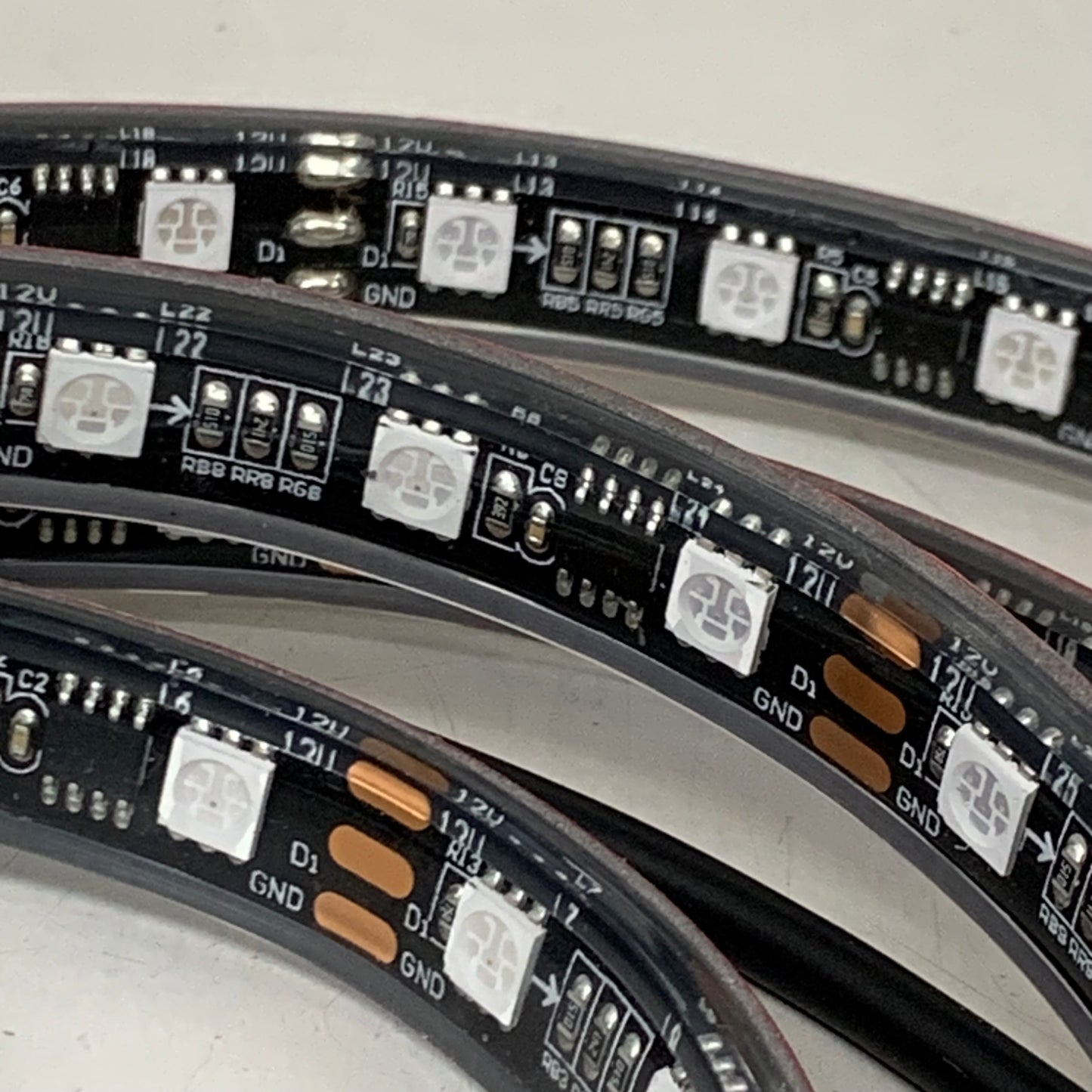 GENSSI (2 PACK) Vehicle Under-Glow LED Multicolor Strip 60" 60IN-SIDE-STRIP