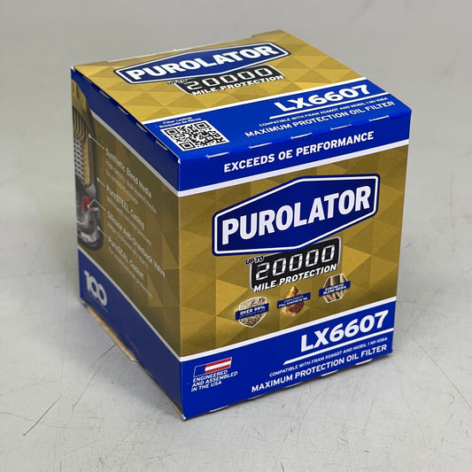 PUROLATOR (6 PACK) Maximum Protection Oil Filter 20000 Miles LX6607
