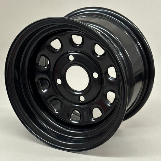 ITP Delta Steel Wheel 12x7"/4x110mm Black 1221753014