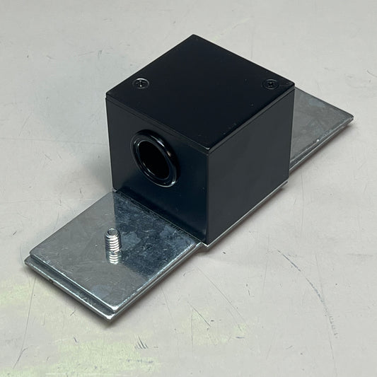 CONTECH (2 PACK) Straight Connector Track Lighting 2"x2" Black Finish LBC22-8-B