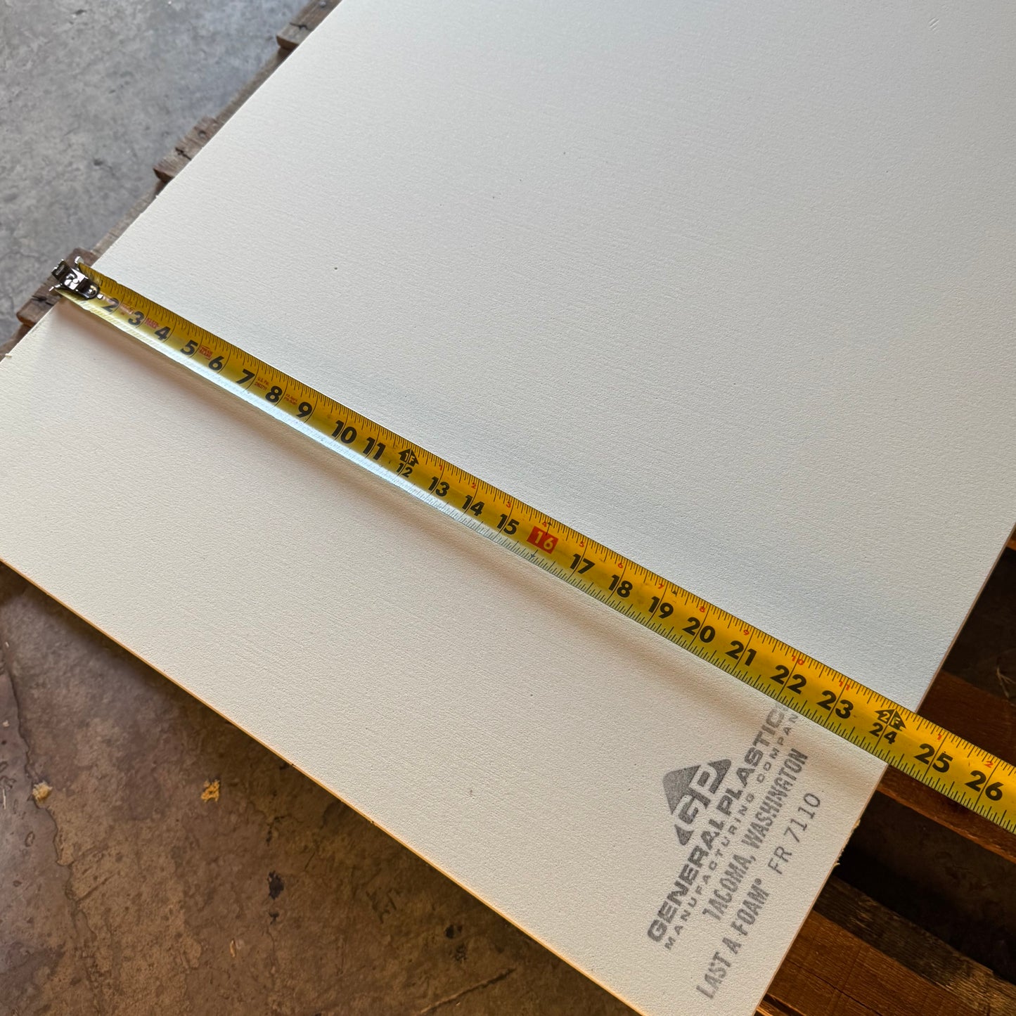 ZA@ Pallet of GENERAL PLASTICS (2 Pcs) High Density Rigid Polyurethane Foam Block