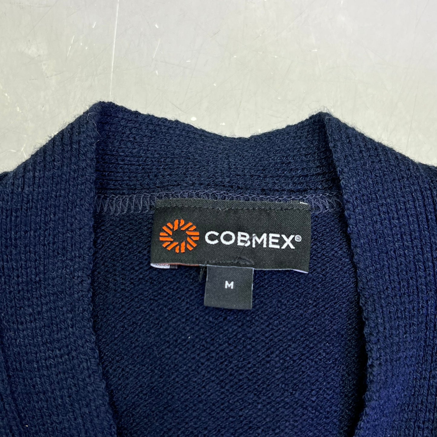 COBMEX Retail Clerk Long Sleeve Cardigan Women's Sz M Postal Navy (Pre-Owned)