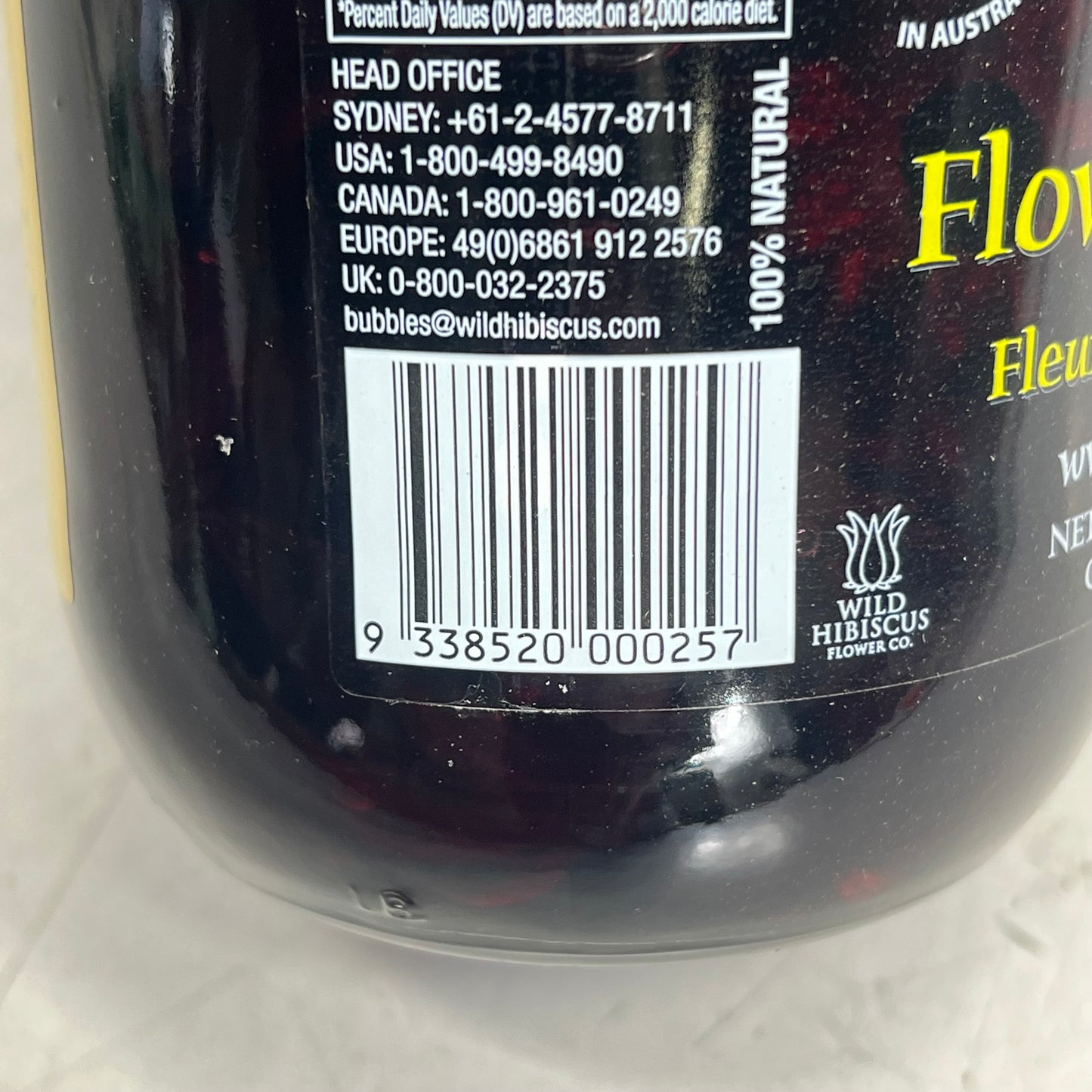 WILD HIBISCUS FLOWER (50 FLOWERS) Wild Hibiscus Flowers In Syrup 2.5lb BB 06/29