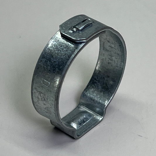 OETIKER (100 Pcs) Steel Hose Clamp with Mechanical Interlock Sz 0.8” D 1050012