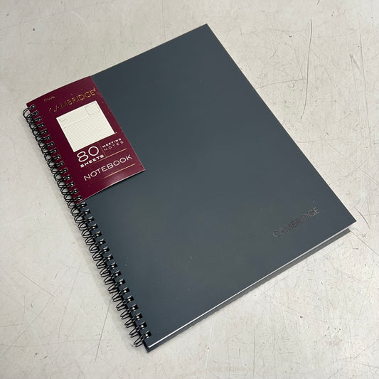 ZA@ MEAD (2 PACK, 80 SHEETS EACH) Meeting Notes Notebook 8-1/4 x 11" Grey 06132