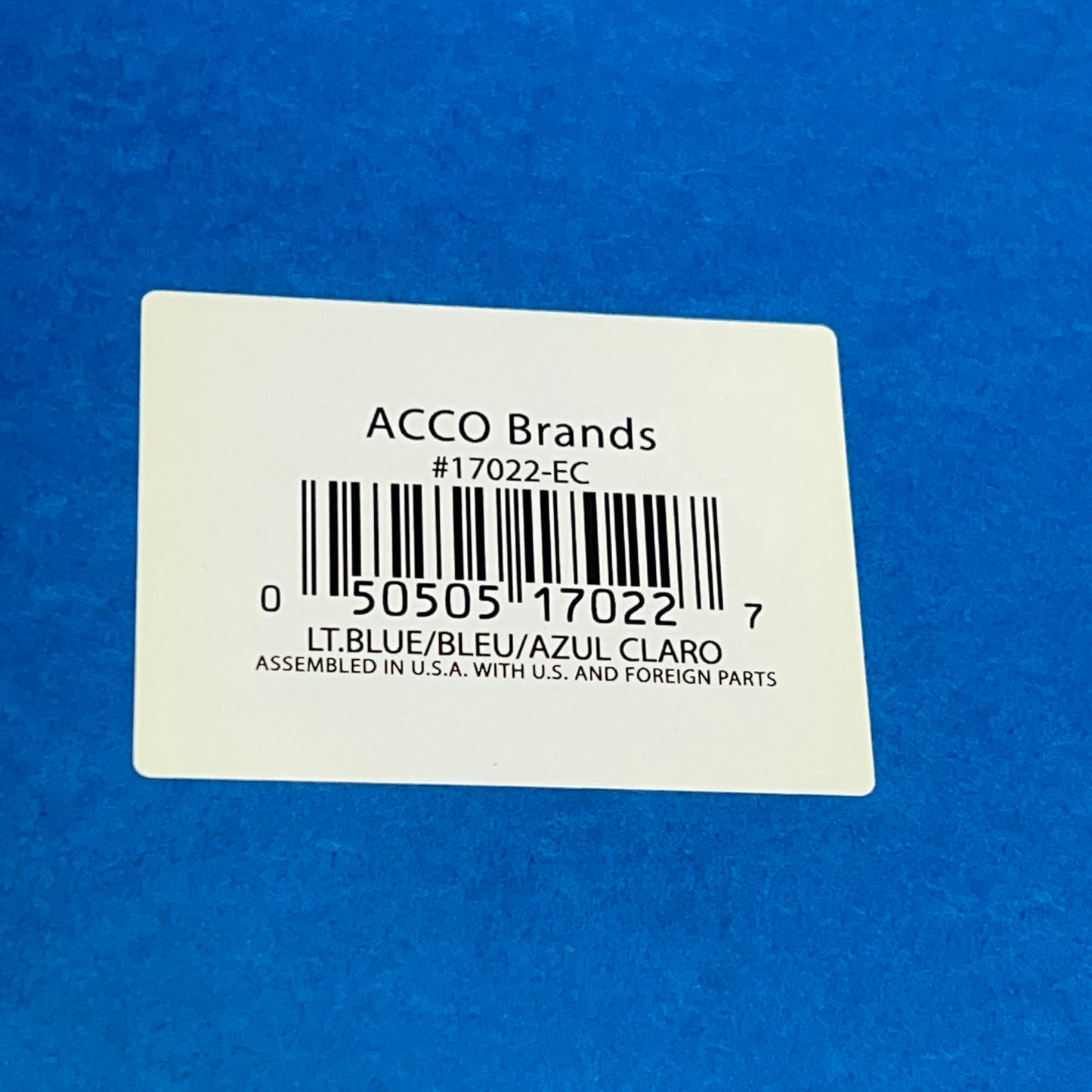 ACCO (25 PACK) Leather Embossed Presstex Report Covers 8.5" Top Blue A7017022