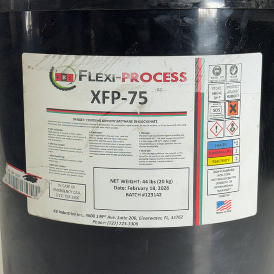 KBI Flexi Process Polyurethane Binder Resin 44 Lbs XFP-75