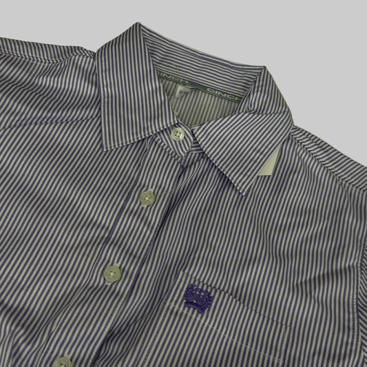 CINCH Long Sleeve & Shirt Tail Stripe Button Down Top Women's SZ M Purple MSW9164087