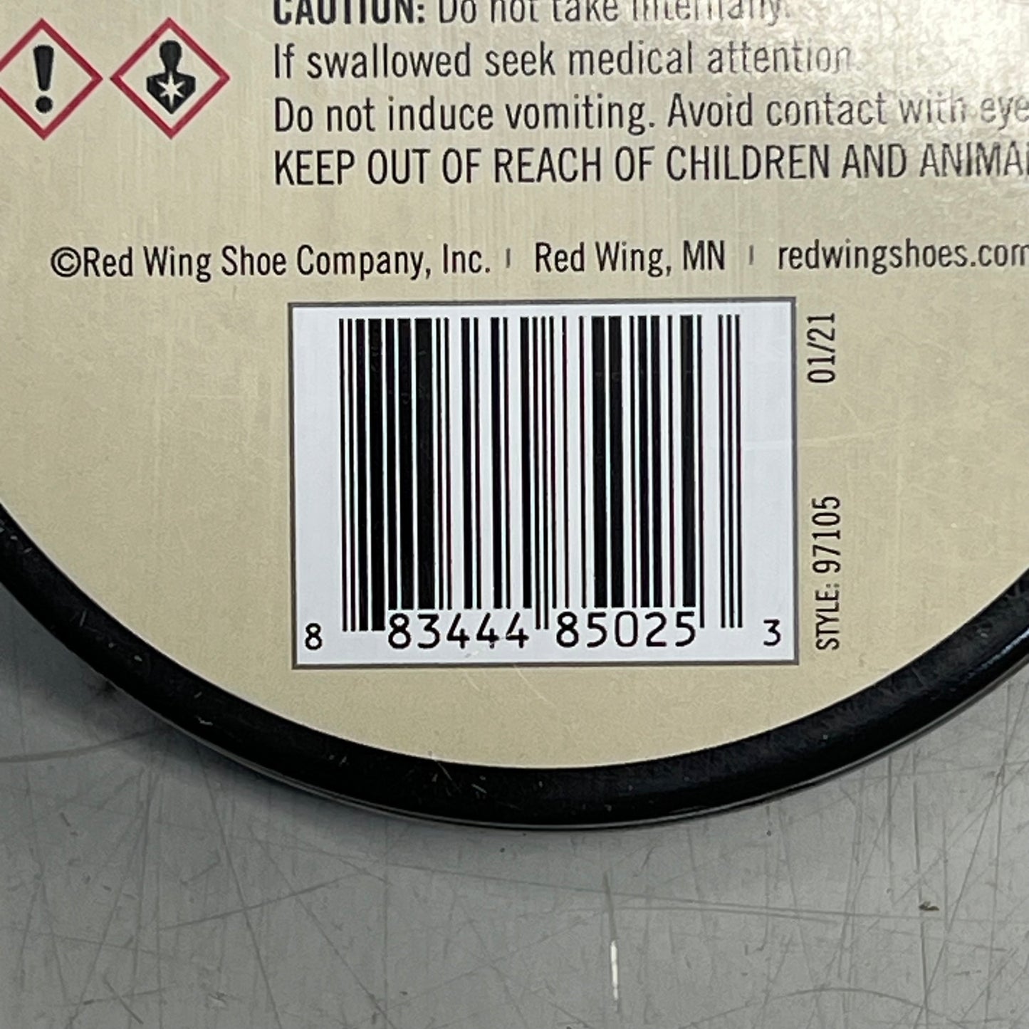 RED WING SHOES Mink Oil Leather Care Product Condition MADE IN USA 3oz 97105