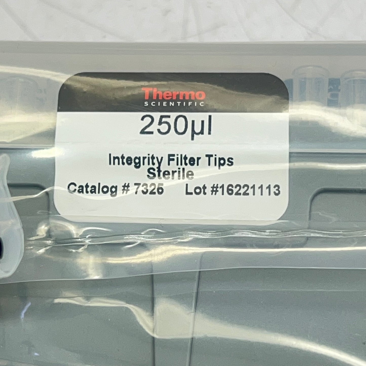 THERMO SCIENTIFIC (96 PACK) Integrity Filter Tips Sterile 250 µl 01528-002-00