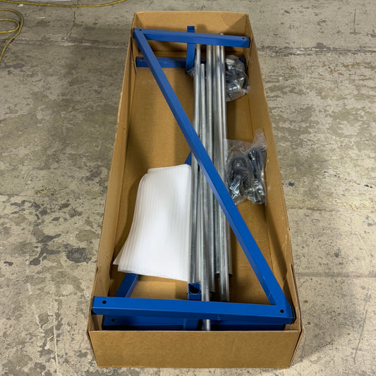 XL Indoor 3D Target Stand Sz 61.5" H x 66.5" L x 23.5" W, Blue/Grey