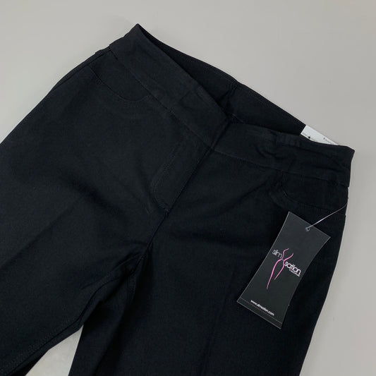 MULTIPLES Narrow Leg Pant Petite Women's Sz 6 Black M2604P
