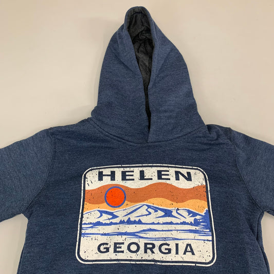 LONEROCK Helen Georgia Pull Over Hoodie Youth Medium Indigo Heather