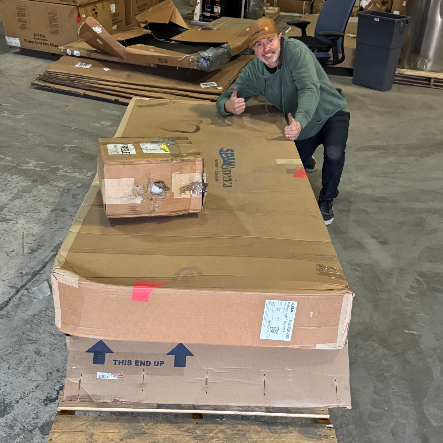 SPAN AMERICA (3 Boxes) Pediatric Bed Mattress w/ Air Control Box LM8435LR-29