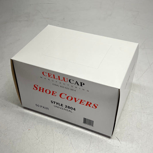 CELLUCAP (300 PACK) Disposable Shoe Covers One Size Blue 2804