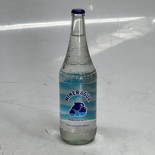 MINERAGUA (12 PACK) Sparkling Water 25.36 fl oz. BB 08/27