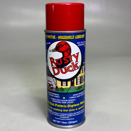 RUSTY DUCK (2 PACK) Lubricates Door, Hinges, Windows & Locks 10 oz