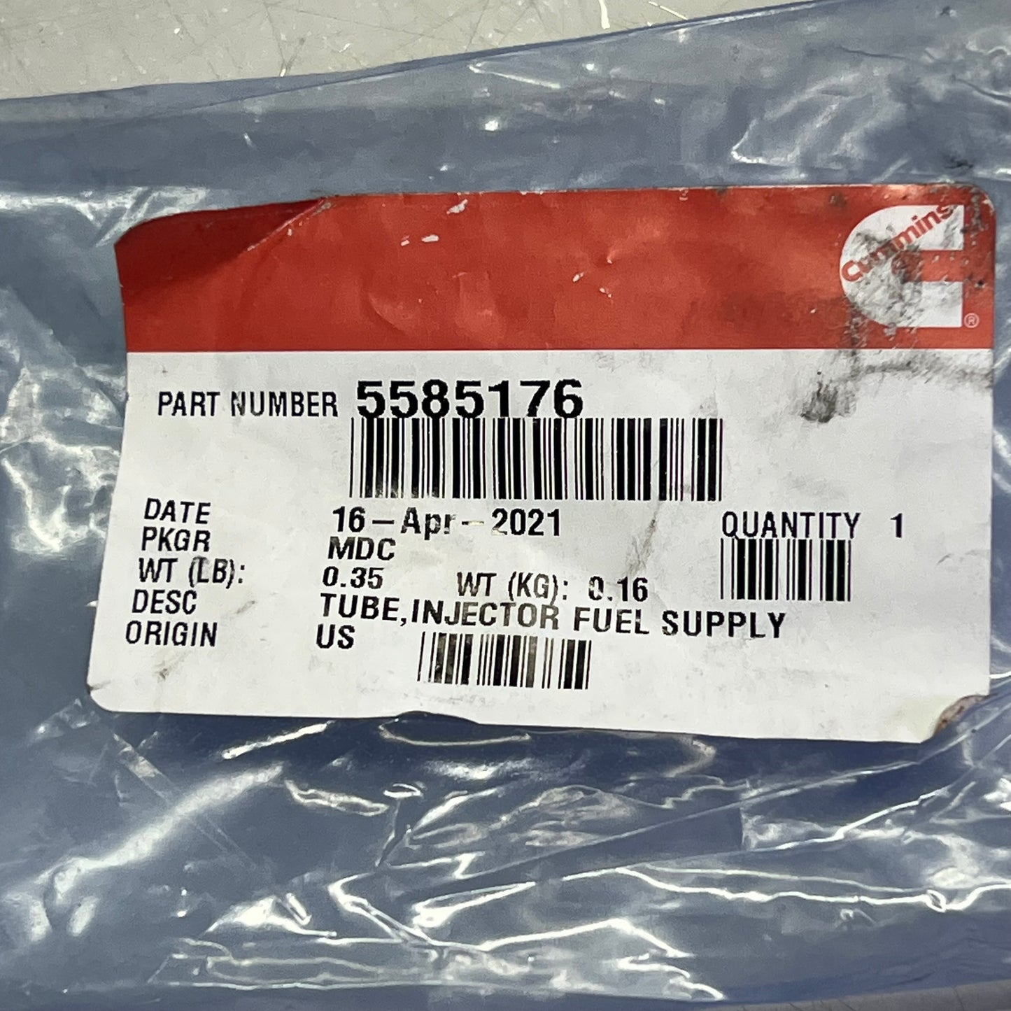 CUMMINS Fuel Injector Feed Line For 19-24 Ram 2500-3500 Trucks 5585176