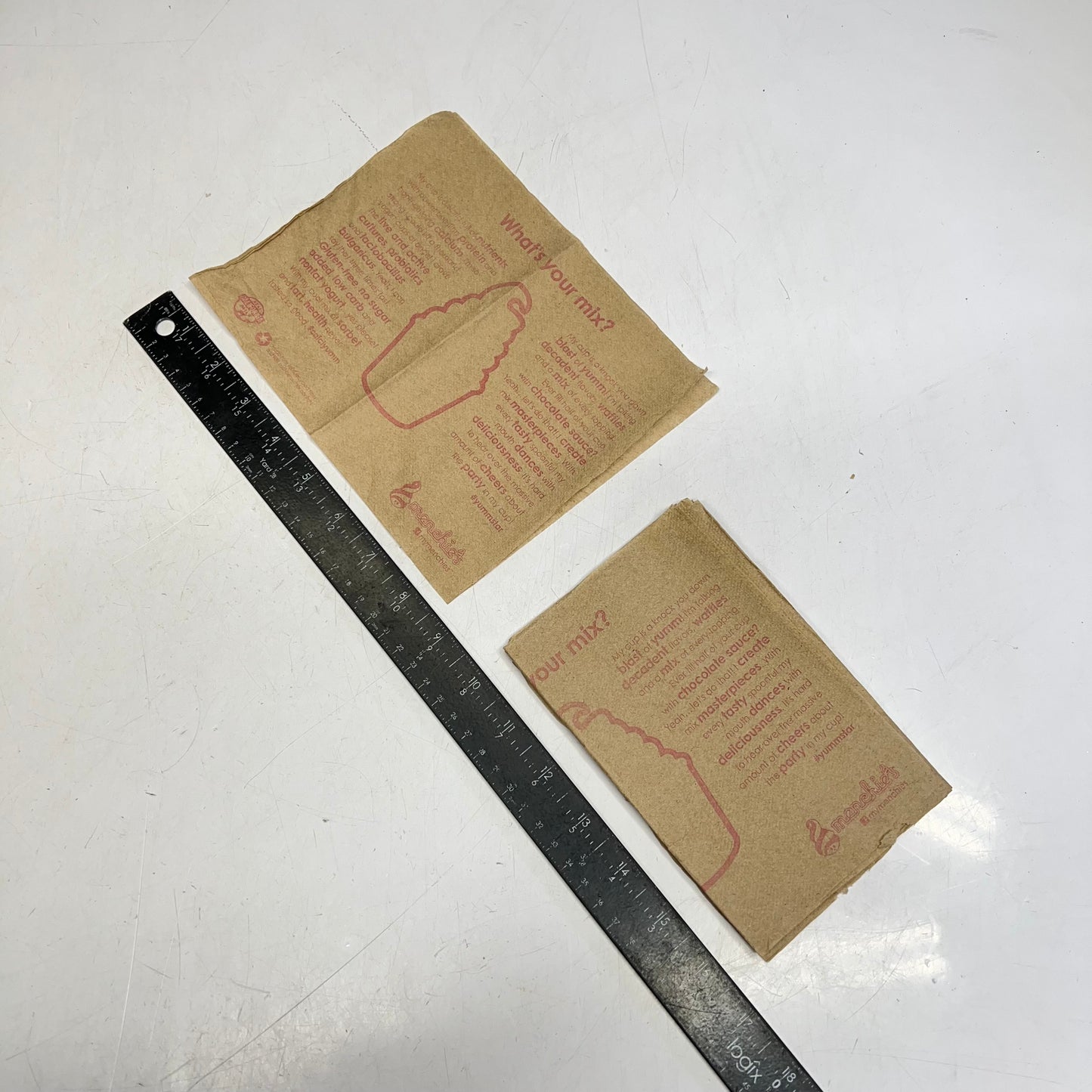 ZA@ MENCHIES (6000 NAPKINS) Company Paper Napkins 8"x6" Brown/Pink Z65350D2 (New |Other)