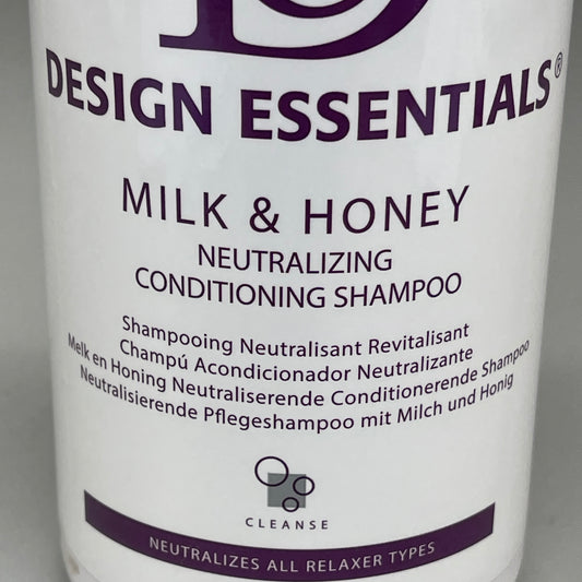 DESIGN ESSENTIALS Milk & Honey Neutralizing Conditioning Shampoo 32 fl oz BB 06/2027