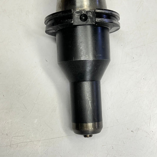 Cat 50 End Mill Holder & Retention Knob ~1/2" Bit Hole Dia (Used)