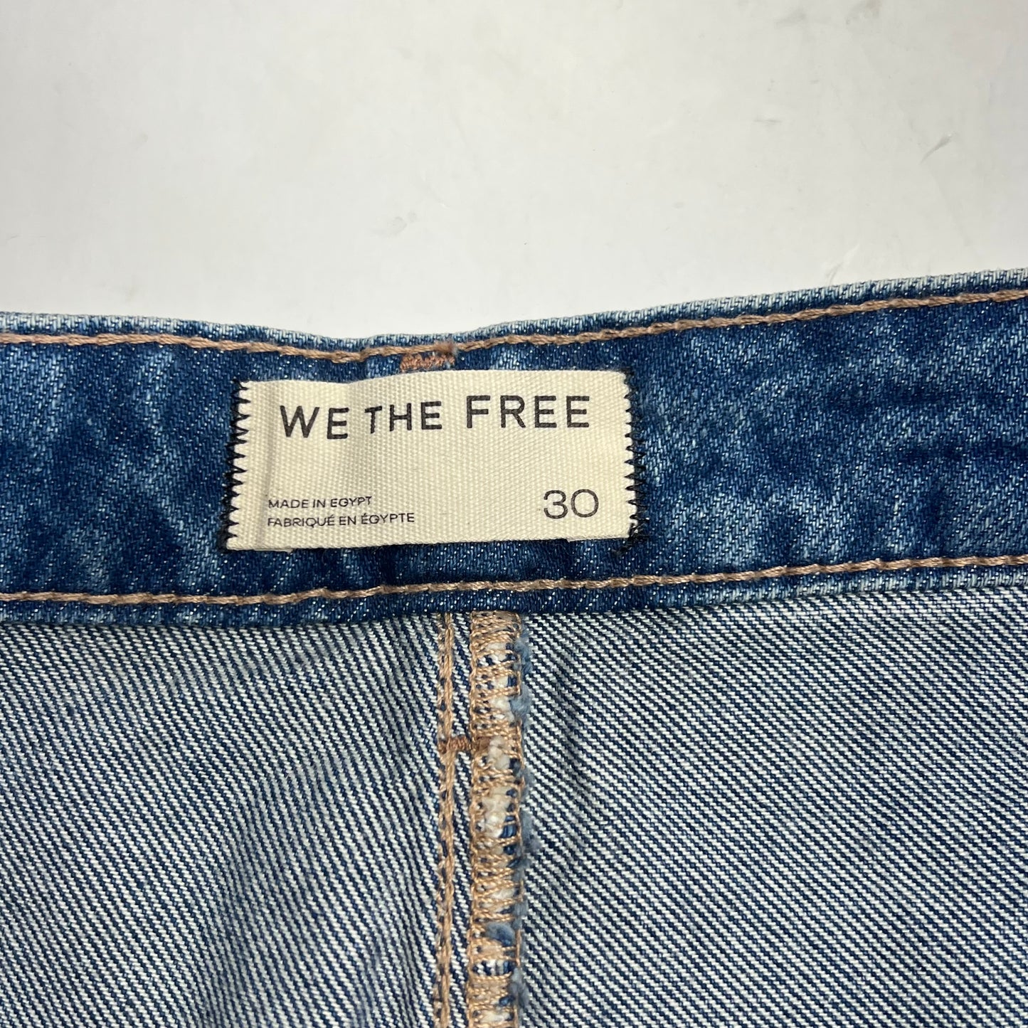 FREE PEOPLE Gallivanting Peekaboo Skort Women's Sz 30 Blue Rebel OB1904070
