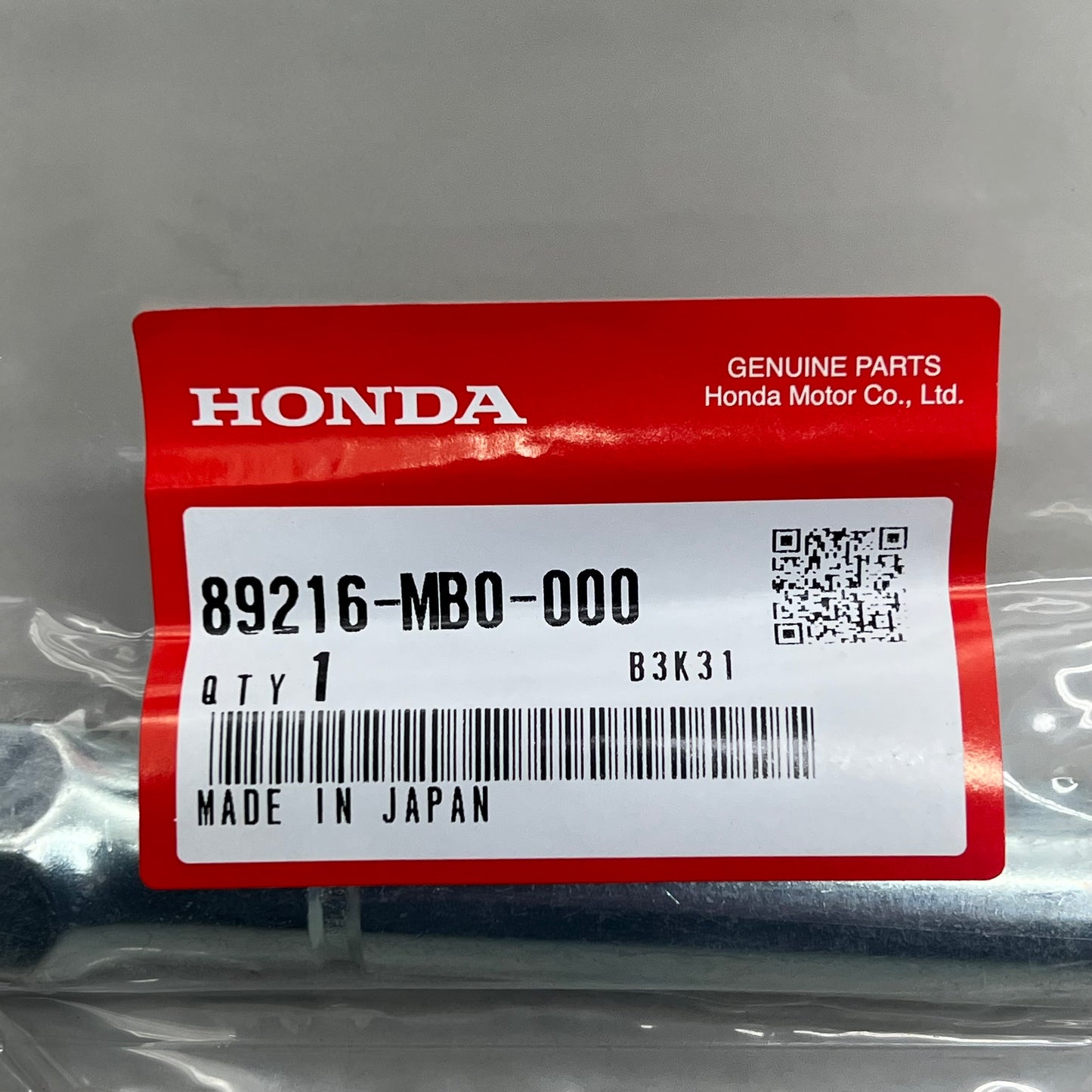 HONDA Wrench Plug Genuine OEM 89216-MB0-000