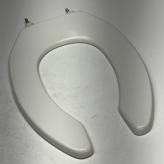 OLSONITE White Plastic Toilet Seat & Cover Sz 18"L x 14"W - 10SSCT 000