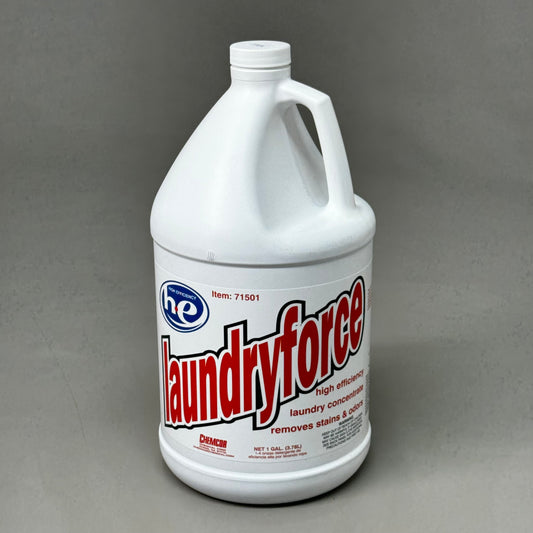 CHEMCOR (4 PACK, 4 GALLONS) Laundryforce Commercial HE Liquid Detergent 71501