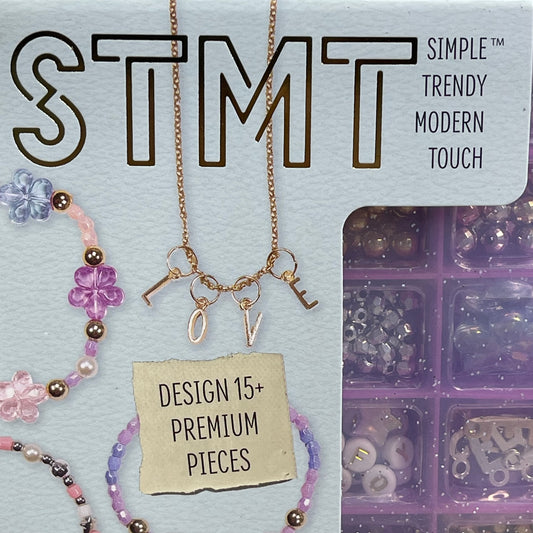 STMT DIY Glitz N Disco Jewelry Case Pink Custom Necklaces & Bracelets 225033
