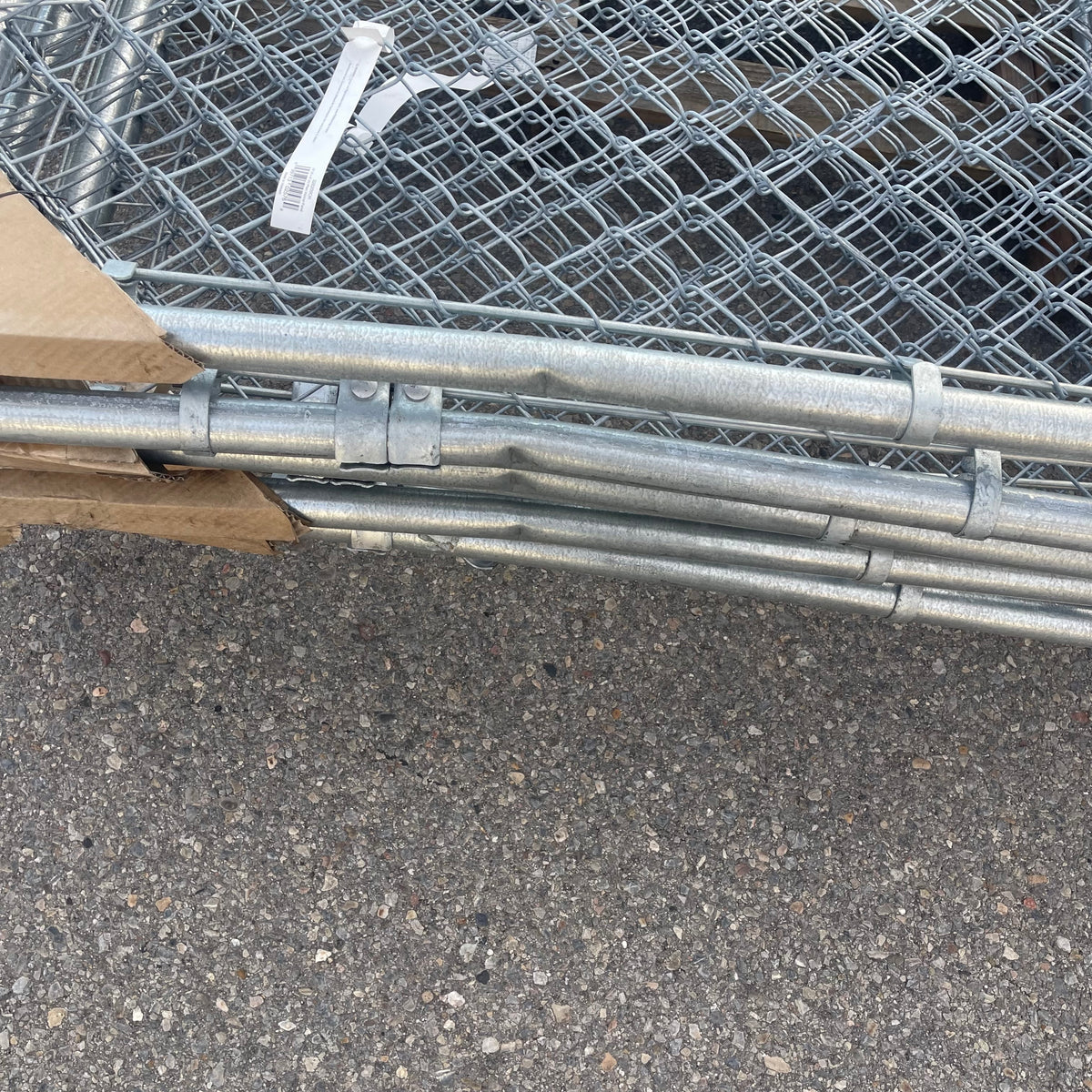 UNKNOWN Plain Kennel Panel 10'x6' Galvanized Steel 328209CH