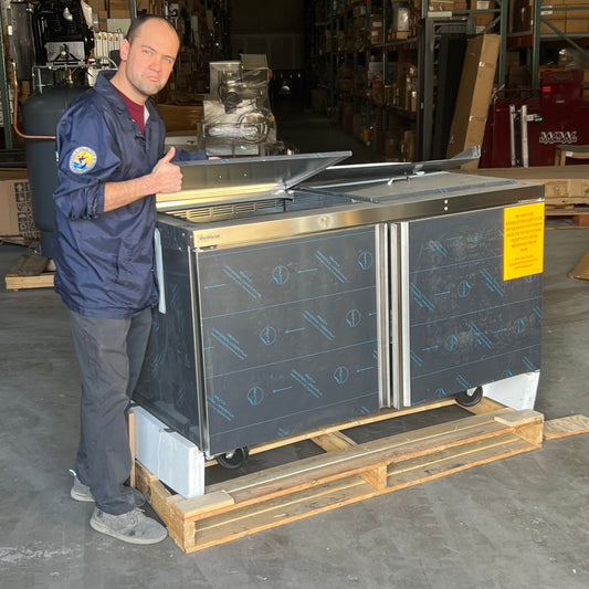 ZA@ Pallet of DELFIELD Cooler Cooling Box Sz 32”W x 60”L x 35”H 4460NP-24M-M777