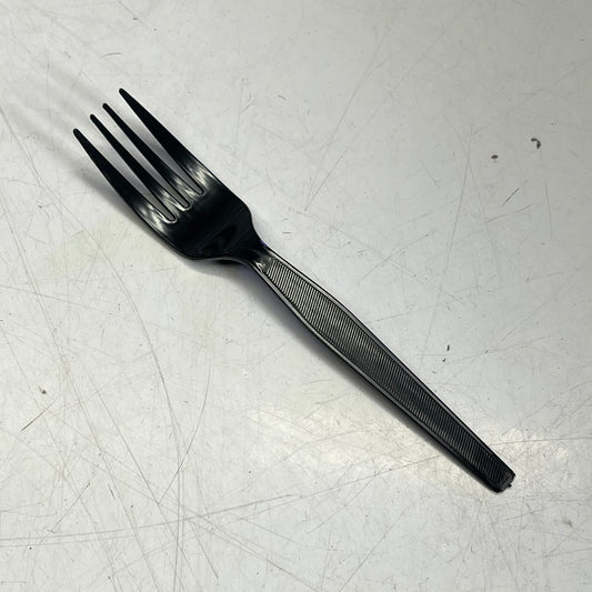 ZA@ EVO PAK (1000 PACK) Fork Plastic Utensils Black C301B (As-Is)