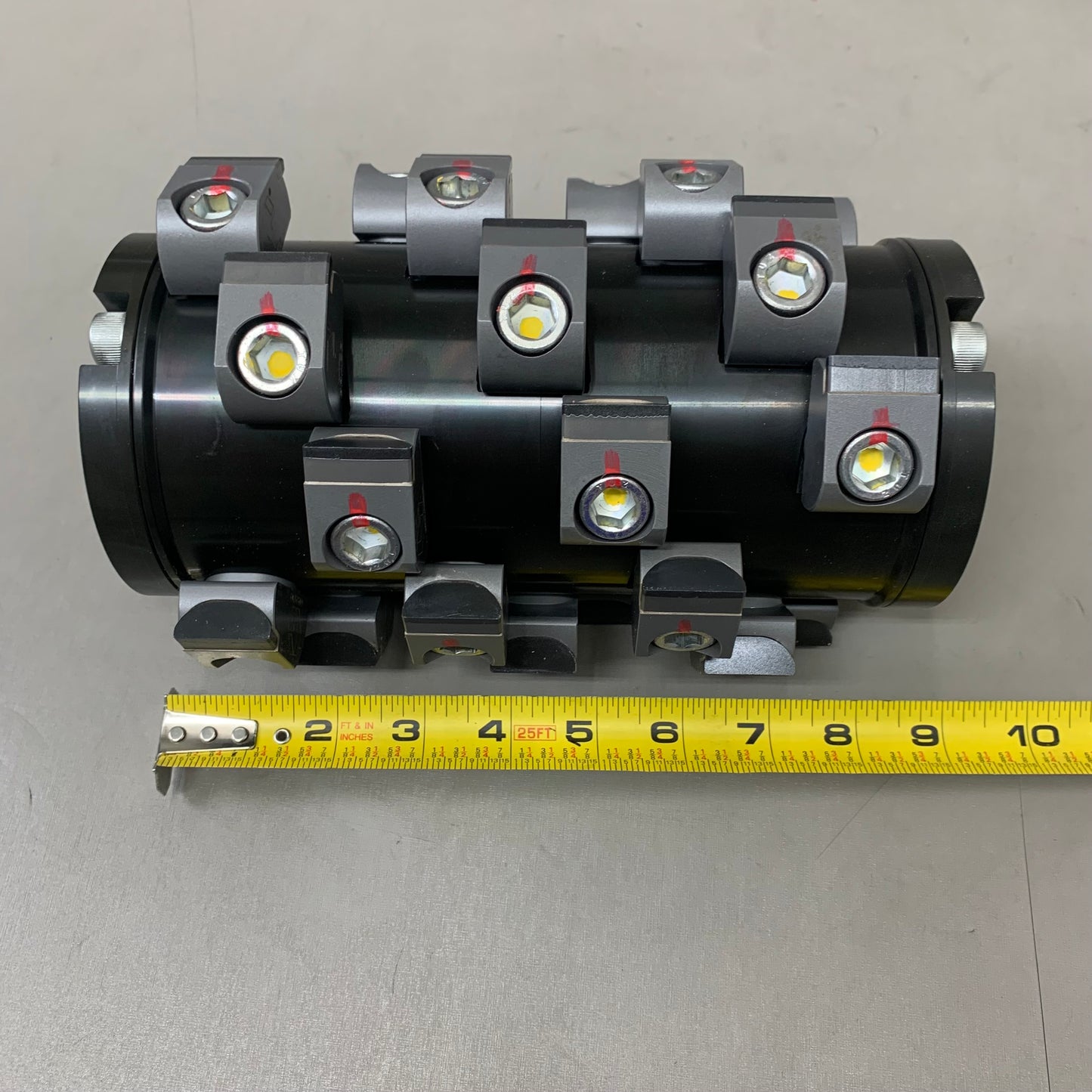 GRACO Quik Cut Diamond Drum Complete, PDC, Flat 5.5" 8"W Grey 2001721