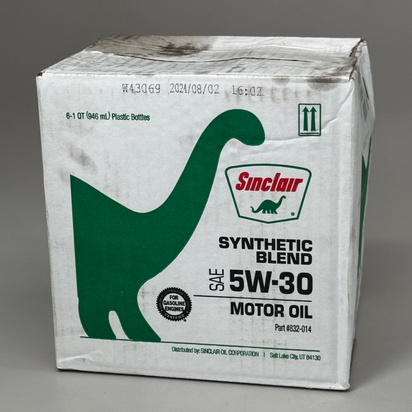 ZA@ SINCLAIR (6 PACK) Synthetic Blend SAE 5W-30 Motor Oil for Gasoline Engines 832-014 As-is