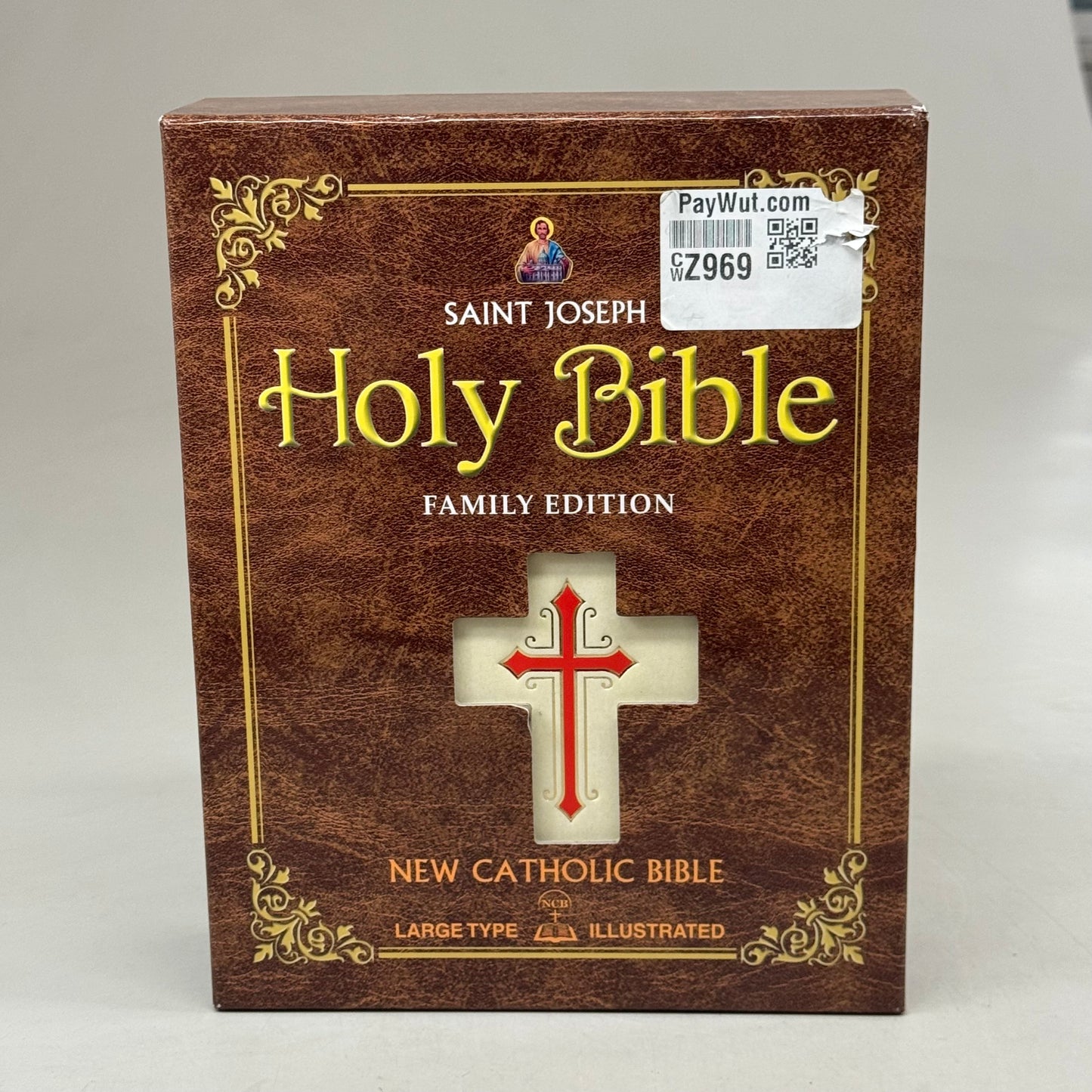 CATHOLIC BOOK PUBLISHING CORP New Catholic Bible Family Edition Imitation Leather Large Type Illustrated